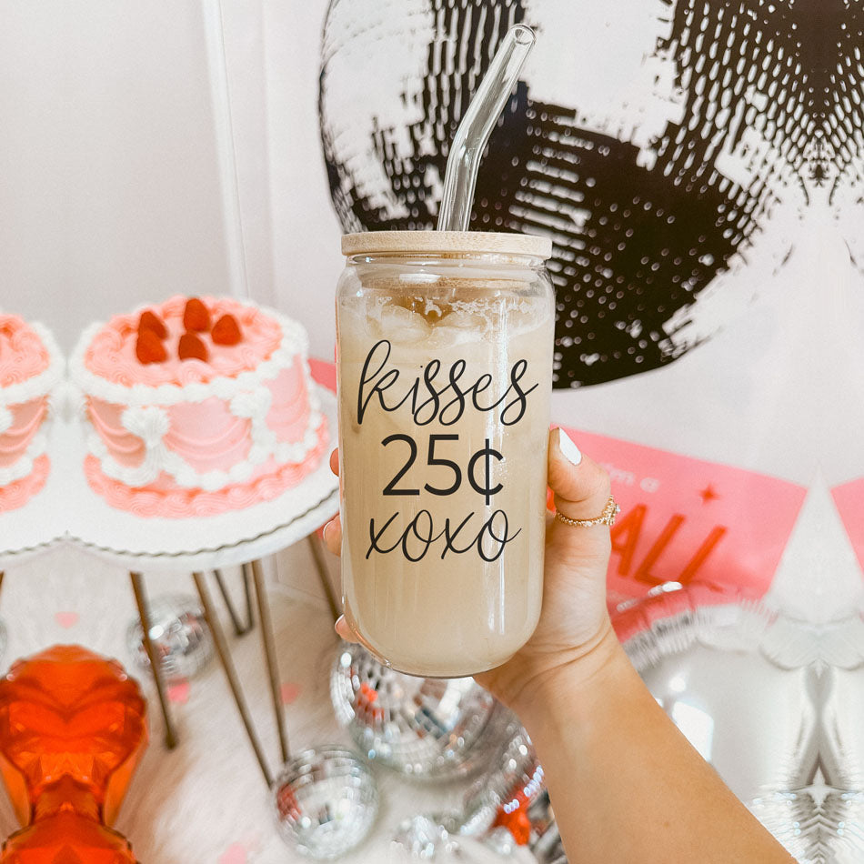 Gobelet en verre de 20 oz avec couvercle en bambou - Le sarcasme est mon langage de l'amour - Tasse à boire
