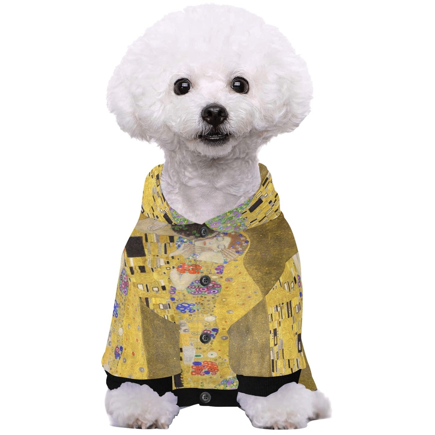 Klimt The Kiss Button Hoodie
