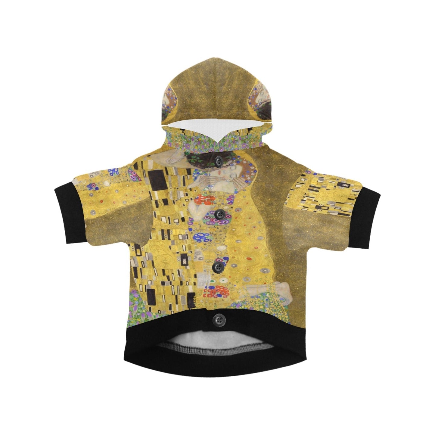 Klimt The Kiss Button Hoodie