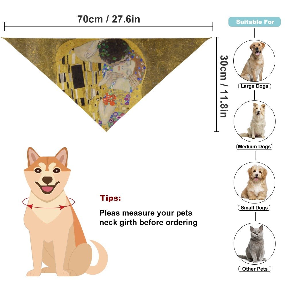 Klimt The Kiss Pet Scarf
