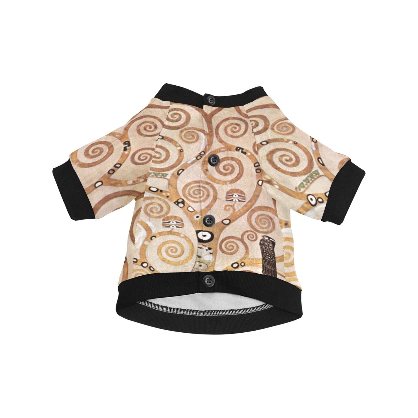 Klimt Tree of Life, Stoclet Frieze Round Neck Shirt