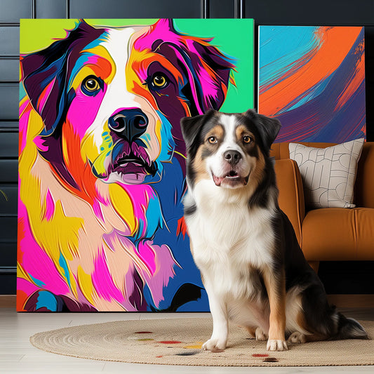 Neo-Pop-Art-Texturportrait