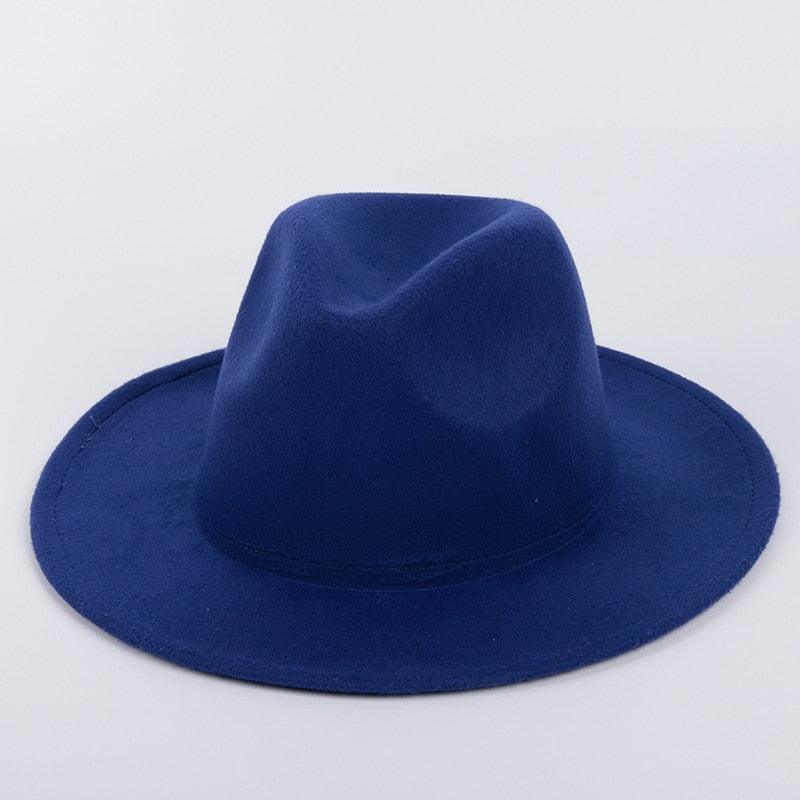 Chapeau Fédora en Coton pour Hommes et Femmes, Chapeaux Fédora de Luxe, Chapeaux Fédora à Large Bord, Chapeau Élégant pour Hommes et Femmes, Hiver, Automne, Chapeau à Large Bord, Protection UV, Chapeaux de Fête