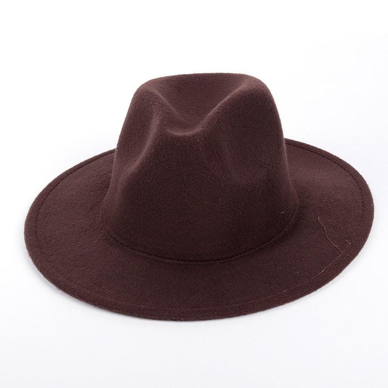 Chapeau Fédora en Coton pour Hommes et Femmes, Chapeaux Fédora de Luxe, Chapeaux Fédora à Large Bord, Chapeau Élégant pour Hommes et Femmes, Hiver, Automne, Chapeau à Large Bord, Protection UV, Chapeaux de Fête