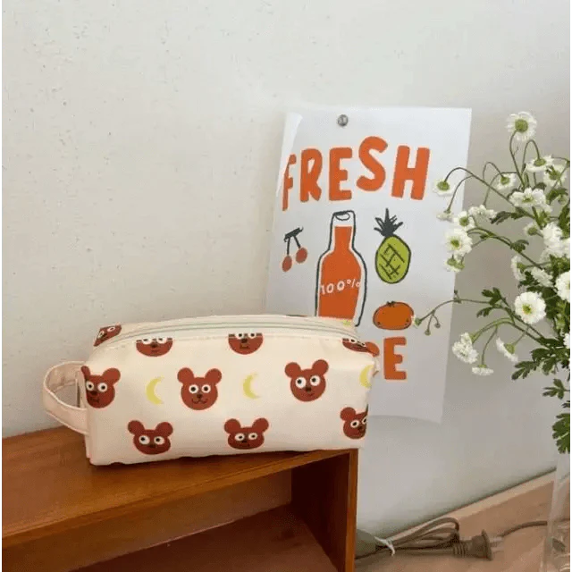 Large Capacity Students Pencil Case High School Office College Pouches For Make Up And Pencils
