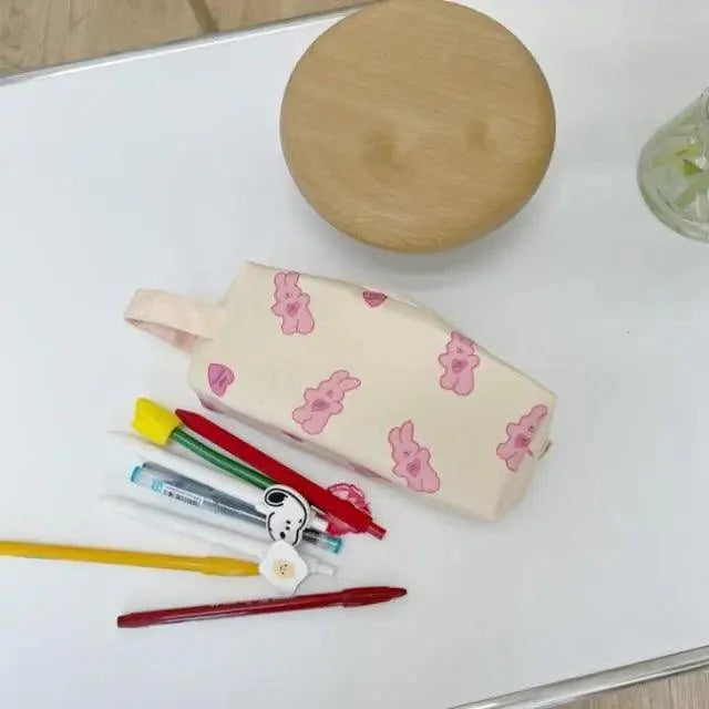 Large Capacity Students Pencil Case High School Office College Pouches For Make Up And Pencils