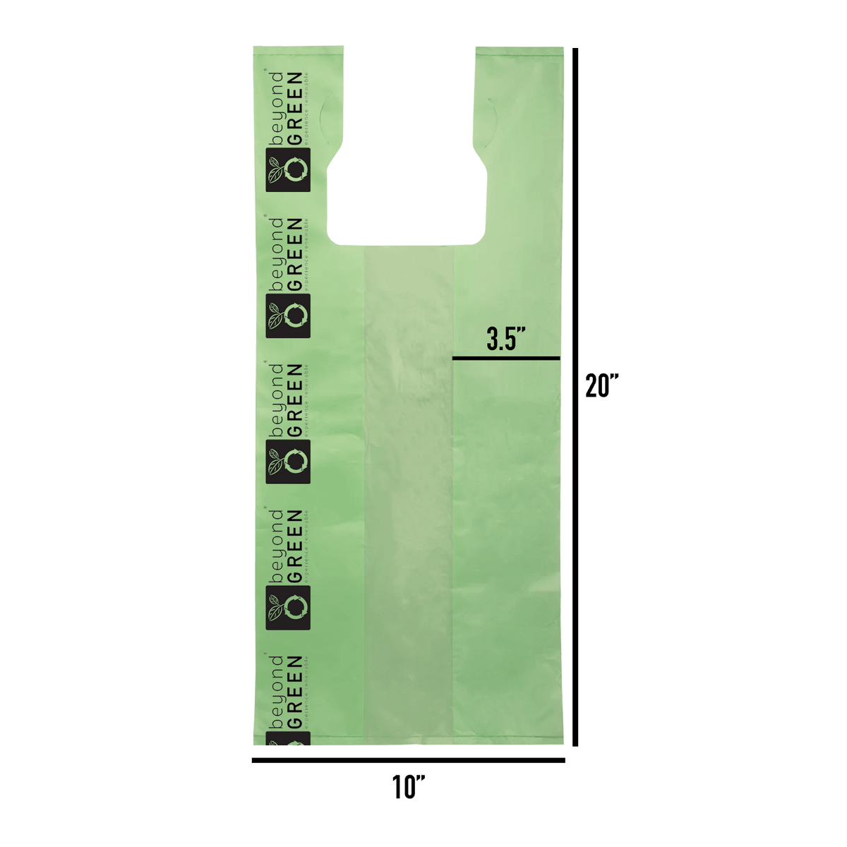 Large Multi-Purpose Carry Bags – 10" x 7" x 20" | Tear-Resistant | Made in USA | beyondGREEN