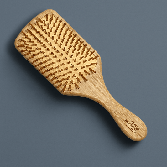 Brosse à cheveux en bambou grand modèle à palette