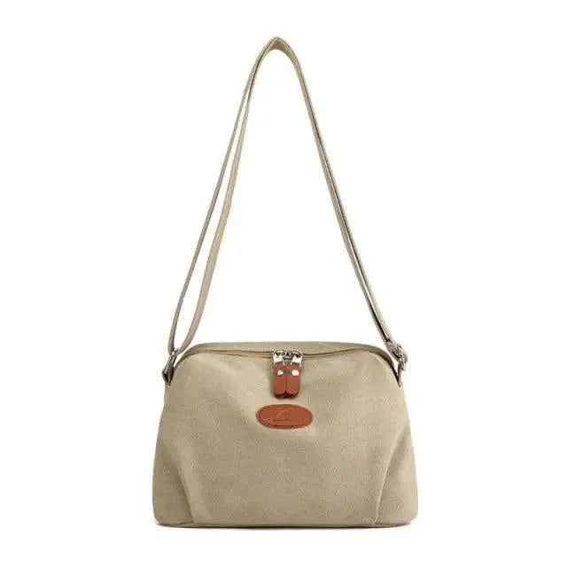 Lavish Style Canvas Crossbody Bag For Women And Girld Travel Bag Lightweighted Casual Shoulder Bag For Females