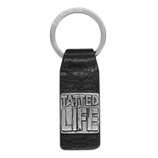 Porte-clés en cuir avec message gravé Cadeau personnalisé