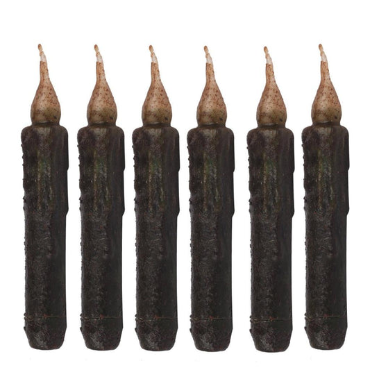LED Flameless Wax Candle Battery Operated Taper Pillar Candle LED Plastic Candles For Restaurants Hotels Museums Black Flameless Candles Real Wax Flickering LED Pillar Candles