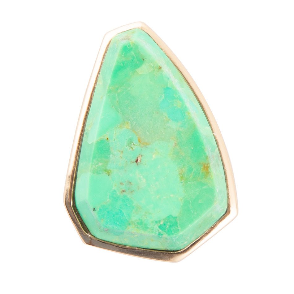 Bague Tendance Citron Vert et Turquoise