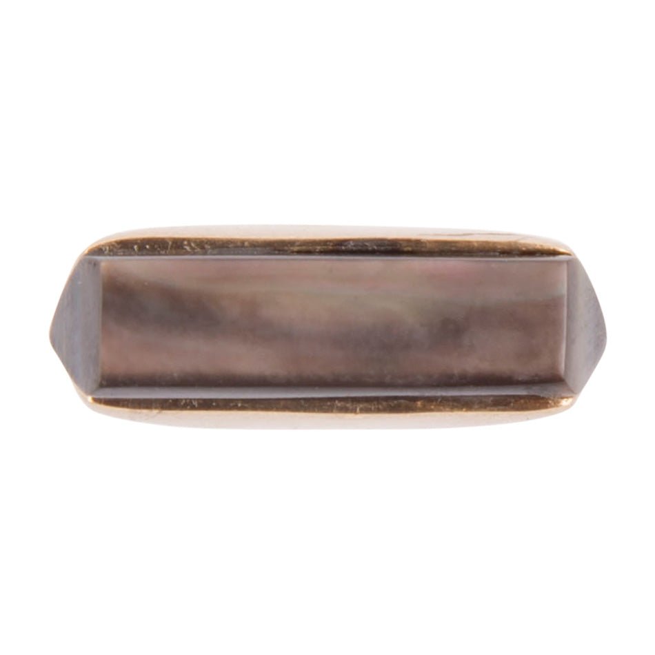 Linearer Ring – Schwarzes Perlmutt