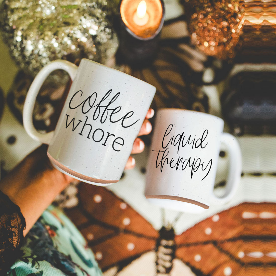 "Liquid Therapy" Keramiktasse 470ml Entspannende Kaffee Tee Tasse Geschenk zur Stressbewältigung
