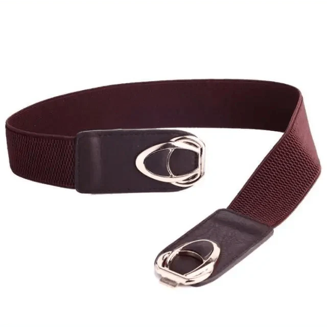 Luxury Elastic PU Leather Wide Belts For Women Fashion Stretchy Thick Waist Dress Plus Size Waistbands For Women