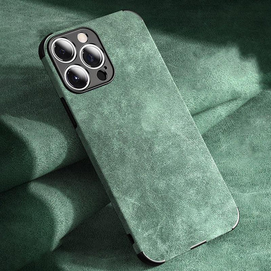Luxury Leather Phone Case For iPhone 14 13 12 11 Pro Max Mini X XS XR 7 8 Plus SE Retro Solid Color Soft Silicone Cover PU Leather Classic Luxury Business Slim Cover Non-Slip Anti Scratch Full Protective Phone Cases