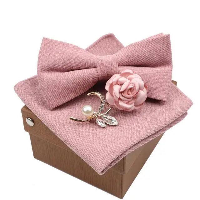 Luxury Men Cotton Colorful Bowtie Elegant Design Perfect Gifts For Men Fashionable Party Bowtie