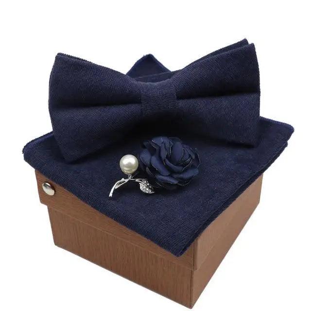 Luxury Men Cotton Colorful Bowtie Elegant Design Perfect Gifts For Men Fashionable Party Bowtie