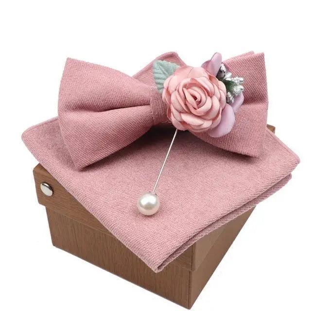 Luxury Men Cotton Colorful Bowtie Elegant Design Perfect Gifts For Men Fashionable Party Bowtie