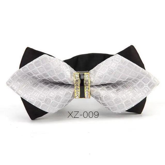 Luxury Men Polyester Bowtie Fashionable Bowtie Stylish Design Wedding Parties Bowties