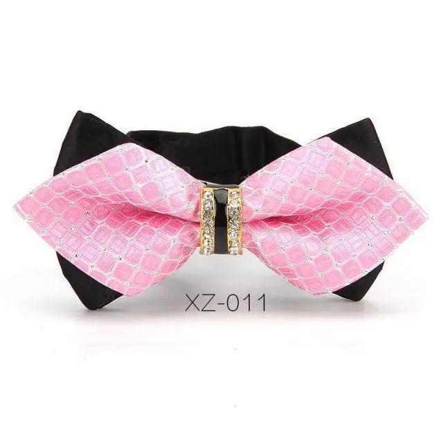Luxury Men Polyester Bowtie Fashionable Bowtie Stylish Design Wedding Parties Bowties