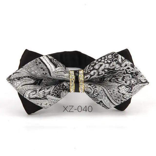 Luxury Men Polyester Bowtie Fashionable Bowtie Stylish Design Wedding Parties Bowties