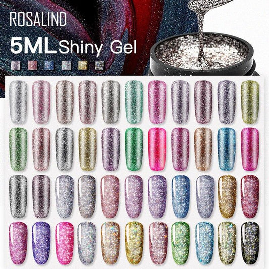 Luxury Modern Crystal Shiny Gel Nail Polish Painting Nails Art Design Diamond Manicure Gel Luxury Design For Women and Girls