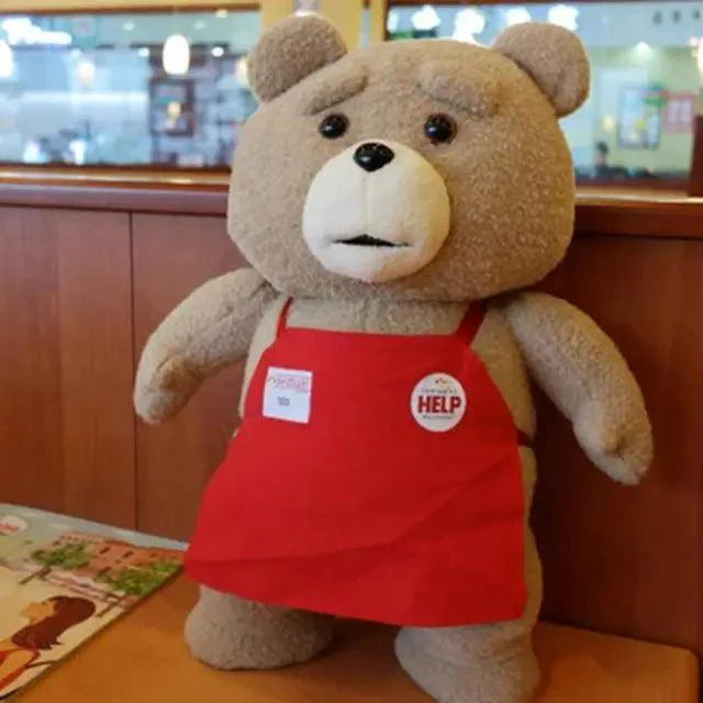 Luxury Modern Super Cute 8 styles Movie Teddy Bear Plush Toys Ted In Apron Soft Stuffed Animals Plush 45cm A birthday present for a good friend