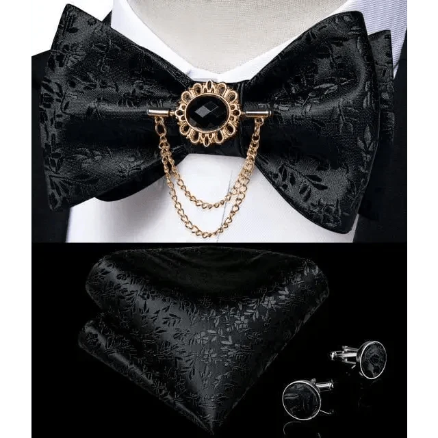 Luxury Pink Solid Men Bow Tie Silk Business Wedding Elegant Bowtie For Men Unique Desing For Every Occasion