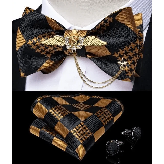 Luxury Pink Solid Men Bow Tie Silk Business Wedding Elegant Bowtie For Men Unique Desing For Every Occasion