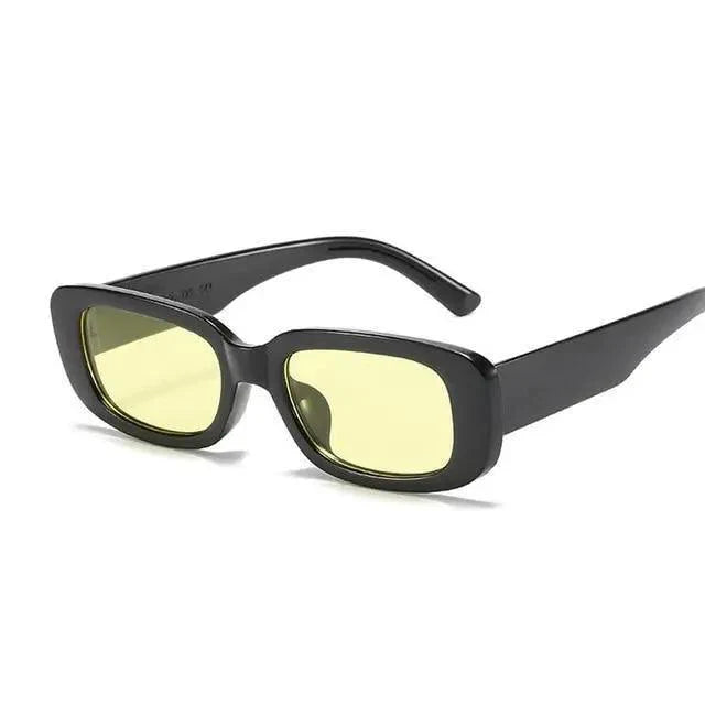 Luxury Square Black Women Retro Vintage Sunglasses Small Rectangle Female Sun Glasses Vintage Design Eyewear