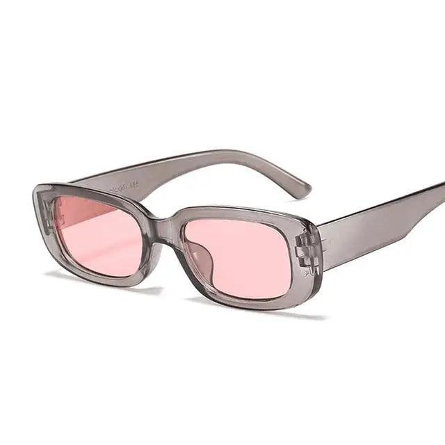 Luxury Square Black Women Retro Vintage Sunglasses Small Rectangle Female Sun Glasses Vintage Design Eyewear