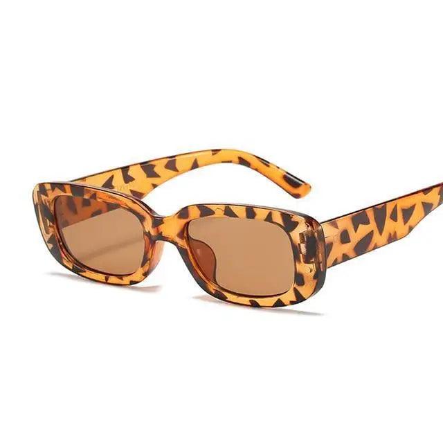 Luxury Square Black Women Retro Vintage Sunglasses Small Rectangle Female Sun Glasses Vintage Design Eyewear