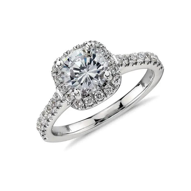 Luxury Style Crystal Engagement Ring - Ring Trends For 2021 Fashion Elegant Women Jewelry Wedding Jewelry