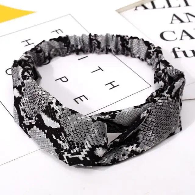 Luxury Women's Headband Vintage Cross Knot Elastic Hair Bands Soft Solid Hairband Girls Hair Accessories Floral Turban Bandanas Head Wrap