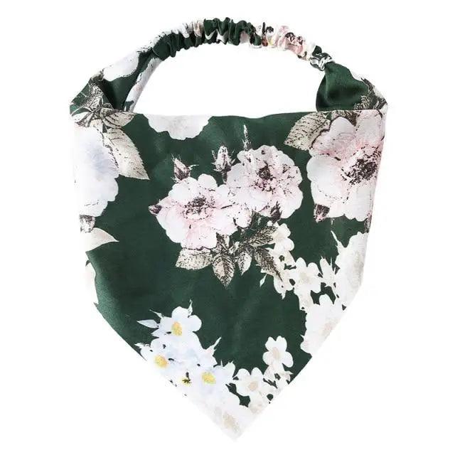 Luxury Women's Headband Vintage Cross Knot Elastic Hair Bands Soft Solid Hairband Girls Hair Accessories Floral Turban Bandanas Head Wrap