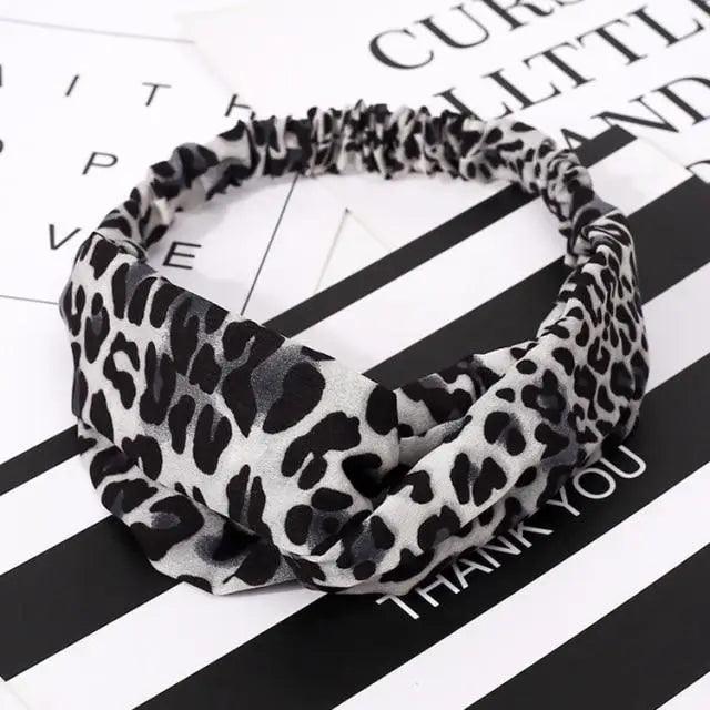Luxury Women's Headband Vintage Cross Knot Elastic Hair Bands Soft Solid Hairband Girls Hair Accessories Floral Turban Bandanas Head Wrap