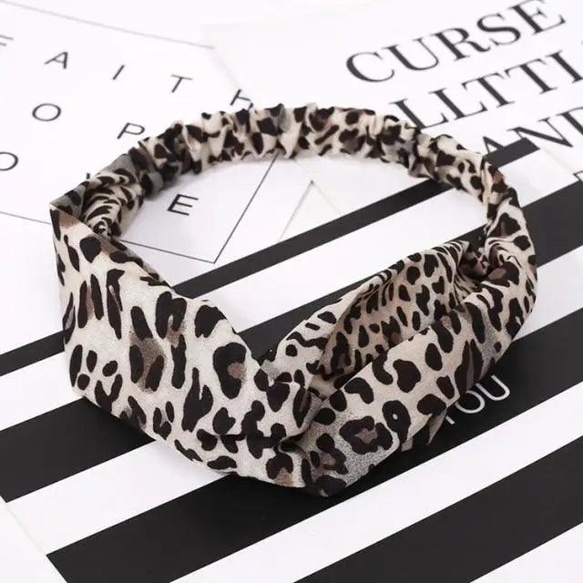 Luxury Women's Headband Vintage Cross Knot Elastic Hair Bands Soft Solid Hairband Girls Hair Accessories Floral Turban Bandanas Head Wrap