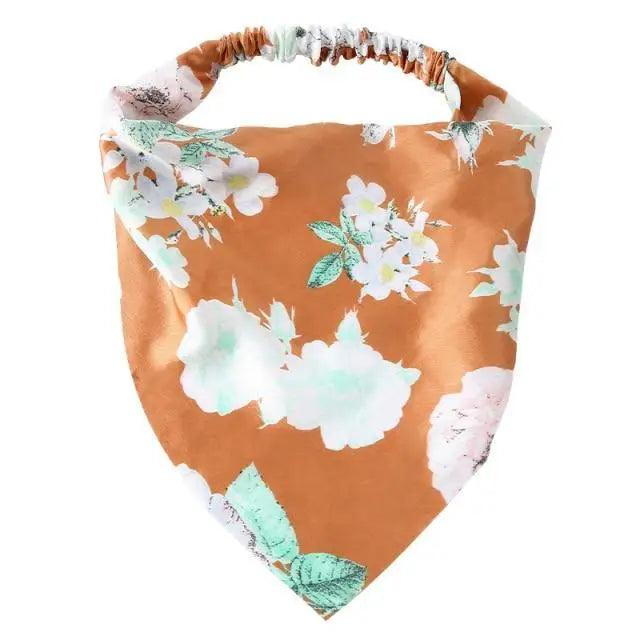 Luxury Women's Headband Vintage Cross Knot Elastic Hair Bands Soft Solid Hairband Girls Hair Accessories Floral Turban Bandanas Head Wrap