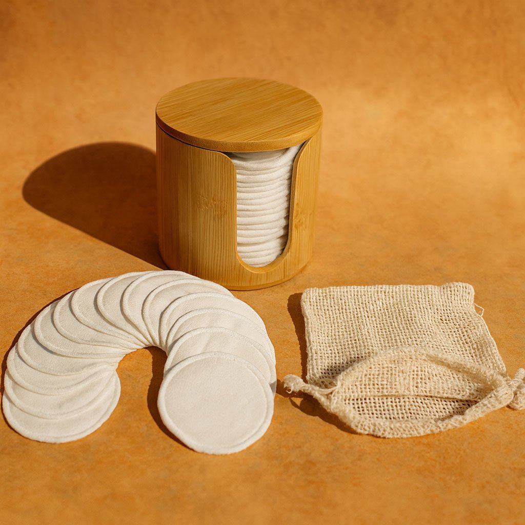 Disques démaquillants et étui