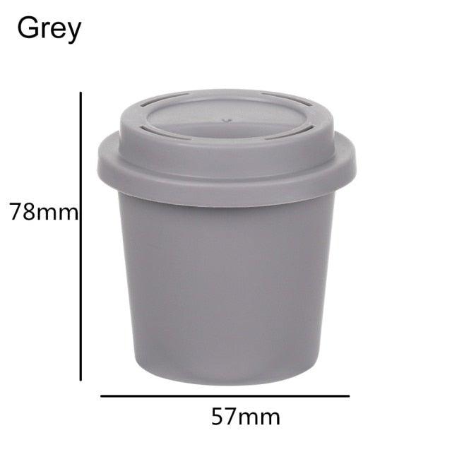 Makeup Sponge Case Capsule Shaped Box Container Makeup Drying Holder Easy Sponge Display Storage Cosmetic Puff Holder Egg Shape Box
