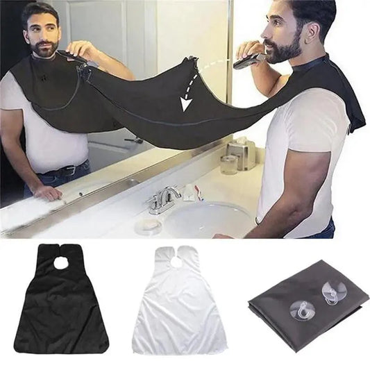 Tablier de toilettage étanche pour homme - Bavoir de rasage portable pour barbe et moustache - Outils de nettoyage domestique
