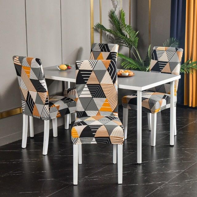 Marble Printed Stretch Chair Cover For Dining Room Office Banquet Chair Protector Elastic Material Armchair Cover  Chair Cover Chair Slipcover Marble Background Texture Parson Chair