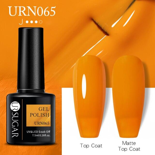 Matte Pink Blue Gel Nail Polish Semi Permanent LED Nail Art Design Elegant Warm Colors For Womens