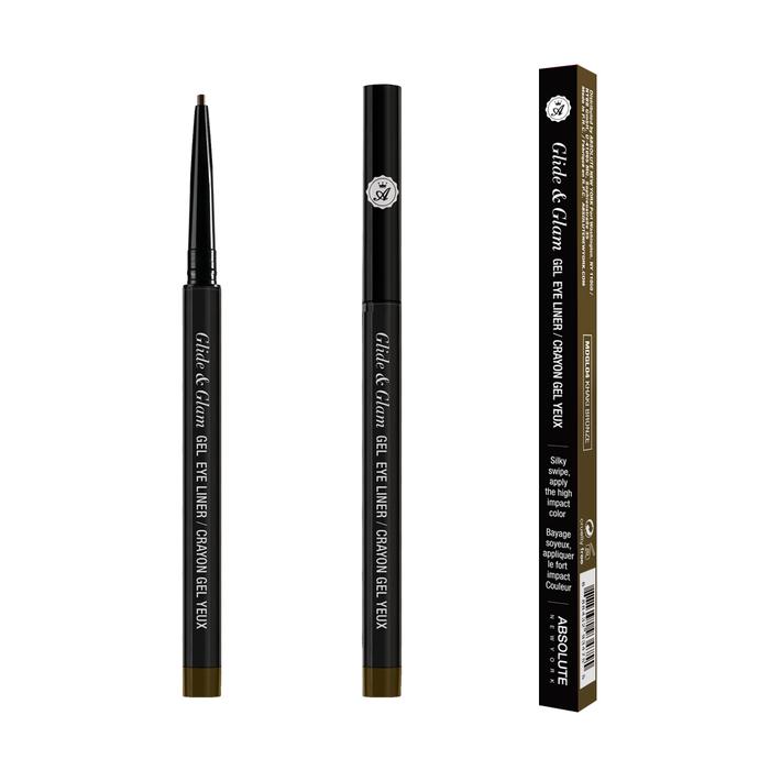 Eyeliner Gel ABSOLUTE Glide & Glam - Kaki Bronze