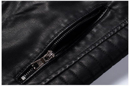 Men Autumn New Casual Vintage PU Leather Jacket Men's Motorcycle Luxury Leather Jacket Men’s Black Jacket For Ridding Motor Bike Outdoor Elegant Jacket For Men Winter Classic Brown Jackets