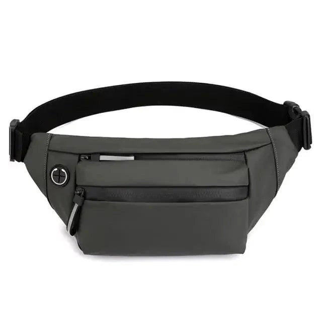Sac banane homme bleu imperméable, sac de poitrine tendance, nouveau design, haute qualité, pour sports de plein air, sac à bandoulière de voyage pour hommes
