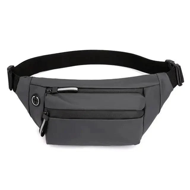 Sac banane homme bleu imperméable, sac de poitrine tendance, nouveau design, haute qualité, pour sports de plein air, sac à bandoulière de voyage pour hommes