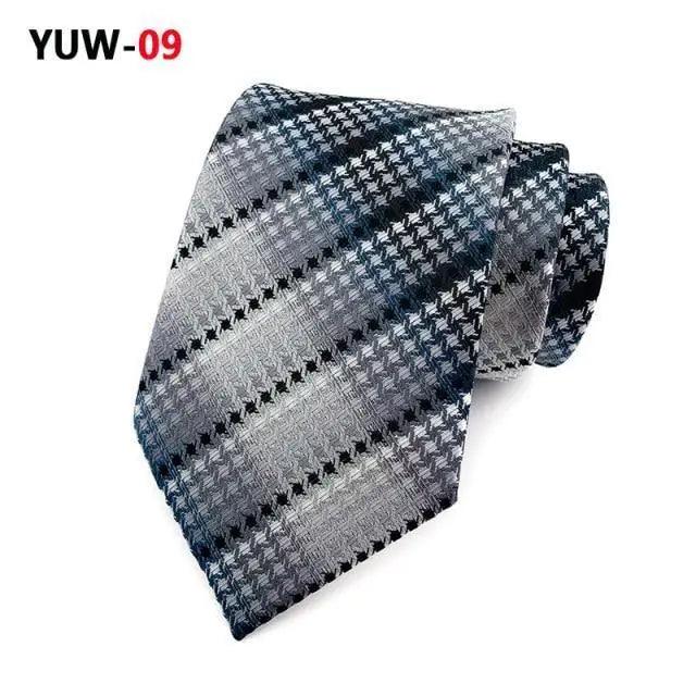 Men Business Elegant Necktie Design Silk Wedding Tie For Men Office Mens Fashion Formal Tie