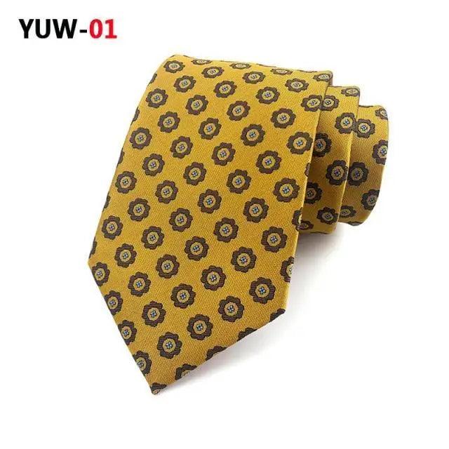 Men Business Elegant Necktie Design Silk Wedding Tie For Men Office Mens Fashion Formal Tie